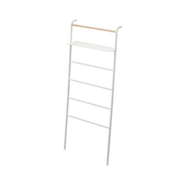 Yamazaki Home Leaning Ladder With Shelf Space Saving Steel